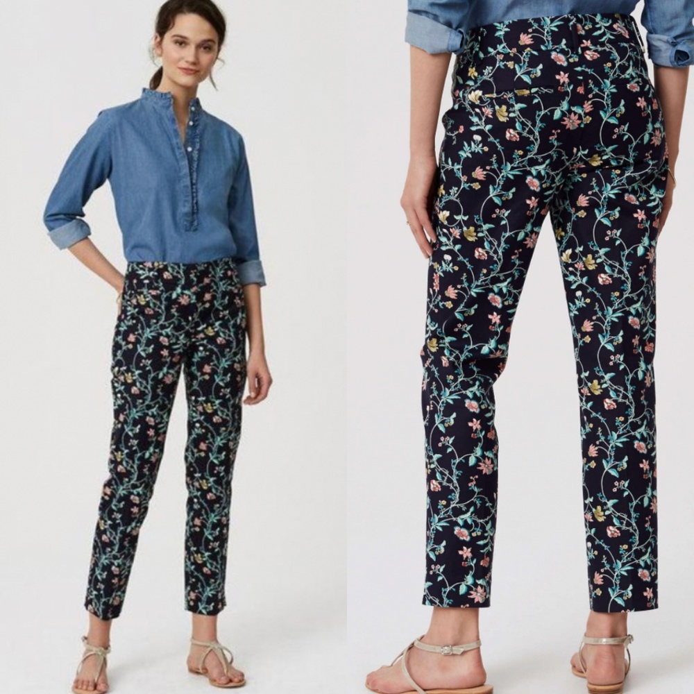 Loft | floral riviera dress pant in marisa fit 0P